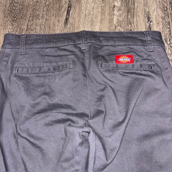 Dickies Girls Size 9 Gray Boot Cut Pants 30X32 Skater Work Chino - Picture 4 of 4